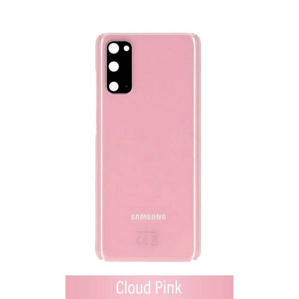 Rear Cover Glass For Samsung Galaxy S20/5G G980/G981 GH82-22068C (Gold)-Cloud Pink Rear Cover Glass For Samsung Galaxy S20/5G G980/G981 GH82-22068C (Gold)-Cloud Pink
